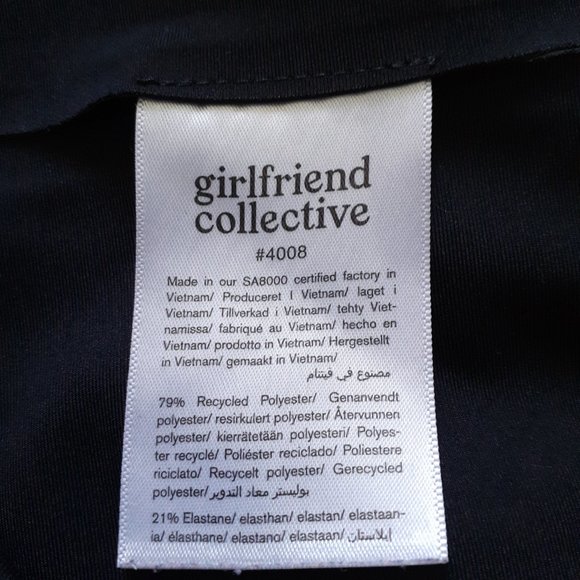 Girlfriend Collective Compressive High-Rise Legging in Black Size S - Picture 9 of 12